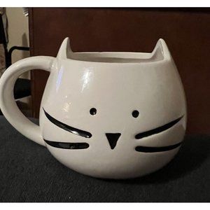 Ceramic White Cat Mug